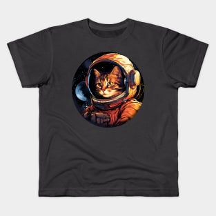 Cat in Spacesuit Kids T-Shirt